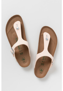 Birkenstock Джапанки дамски в розово с равна подметка - Pepit.bg