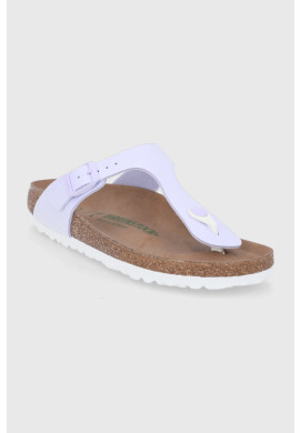 Birkenstock Джапанки Gizeh дамски в розово с равна подметка - Pepit.bg