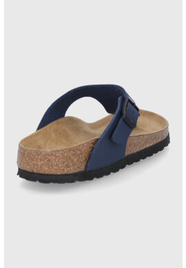 Birkenstock Джапанки Gizeh дамски в черно с равна подметка - Pepit.bg