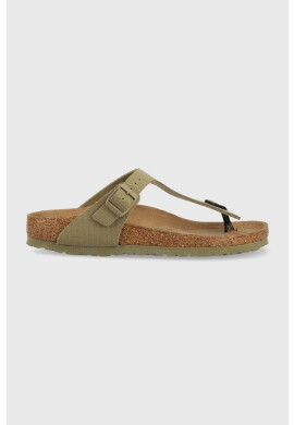 Birkenstock Джапанки Gizeh Rivet Logo в жълто с равна подметка 1024096 - Pepit.bg