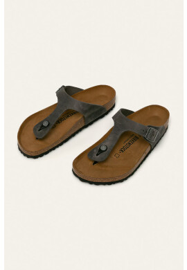 Birkenstock Кожени джапанки Gizeh FL - Pepit.bg