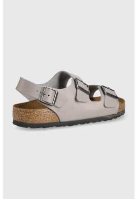 Birkenstock Кожени сандали Milano мъжки в бежово - Pepit.bg