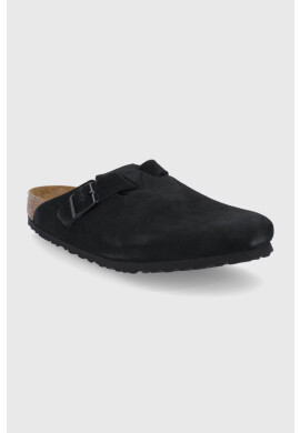 Birkenstock Велурени чехли - Pepit.bg
