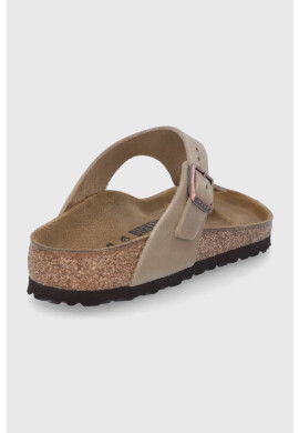 Birkenstock Джапанки от набук Gizeh в кафяво - Pepit.bg
