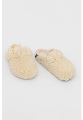 Birkenstock Вълнени пантофи Boston Bb в бежово - Pepit.bg
