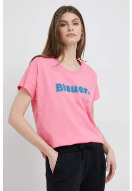 Blauer Памучна тениска в розово - Pepit.bg