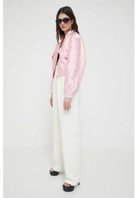 Blugirl Blumarine Яке бомбър в розово с преходна изолация - Pepit.bg