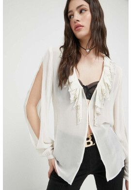Blugirl Blumarine Риза дамска в бежово - Pepit.bg