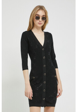 Blugirl Blumarine Рокля в черно къс модел с кройка по тялото - Pepit.bg