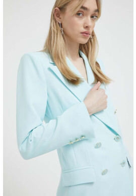 Blugirl Blumarine Сако в синьо с двуредно закопчаване с изчистен дизайн - Pepit.bg