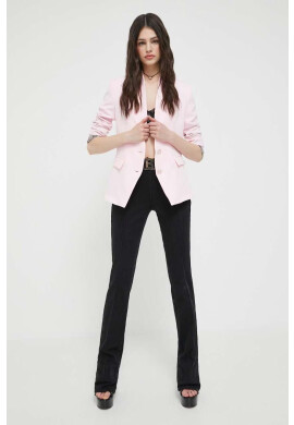 Blugirl Blumarine Сако в розово с едно копче с изчистен дизайн - Pepit.bg