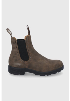 Blundstone Кожени боти челси 1351 дамски в кафяво с равна подметка - Pepit.bg