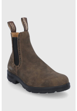 Blundstone Кожени боти челси 1351 дамски в кафяво с равна подметка - Pepit.bg