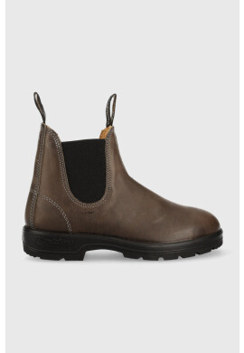 Blundstone Кожени боти челси 1469 в сиво с равна подметка - Pepit.bg