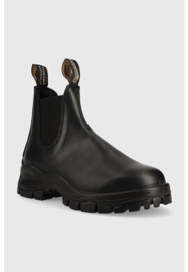 Blundstone Кожени боти челси 2240 в черно с платформа - Pepit.bg