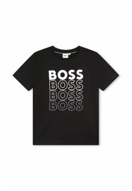 Boss Детска памучна тениска - Pepit.bg
