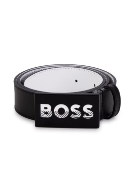 Boss Детски кожен колан в черно - Pepit.bg