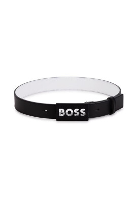 Boss Детски кожен колан в черно - Pepit.bg