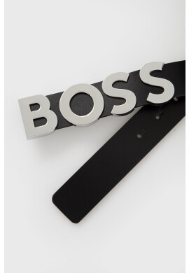 Boss Кожен колан дамски в черно - Pepit.bg