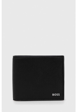 Boss Кожен портфейл мъжки в черно - Pepit.bg