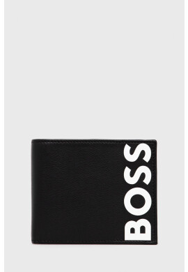 Boss Кожен портфейл мъжки в черно - Pepit.bg