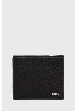 Boss Кожен портфейл мъжки в черно - Pepit.bg