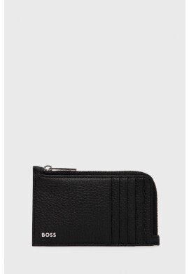 Boss Кожен портфейл мъжки в черно - Pepit.bg