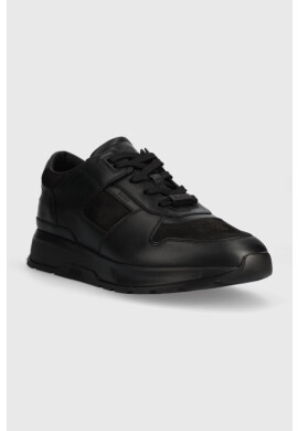 Boss Кожени маратонки Zac в черно 50495500 - Pepit.bg