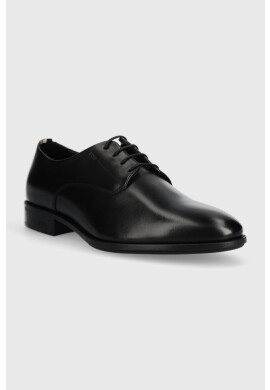 Boss Кожени половинки обувки Colby в черно 50498466 - Pepit.bg
