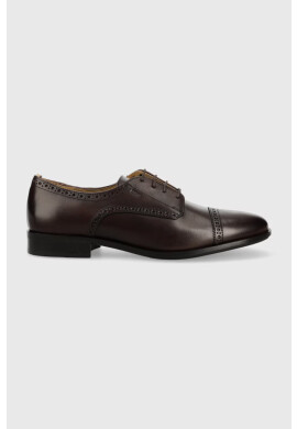 Boss Кожени половинки обувки Colby в кафяво 50498466 - Pepit.bg