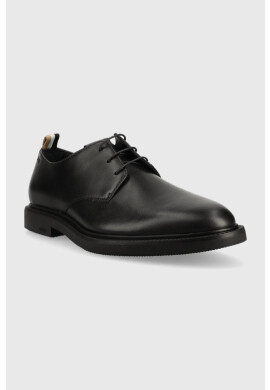 Boss Кожени половинки обувки Larry в черно 50498219 - Pepit.bg