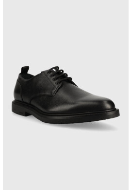 Boss Кожени половинки обувки Larry в черно 50498833 - Pepit.bg
