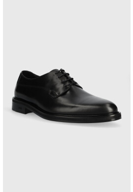 Boss Кожени половинки обувки Larry-L в черно 50497778 - Pepit.bg