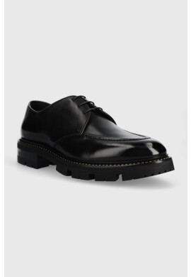 Boss Кожени половинки обувки Terry-T в черно 50499855 - Pepit.bg