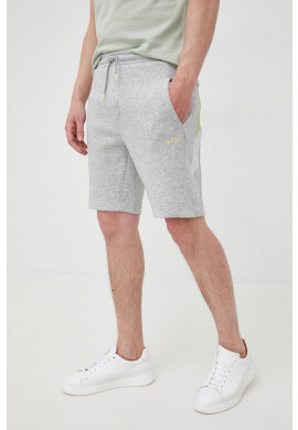 Boss Къси панталони Athleisure в меланж на сиво - Pepit.bg