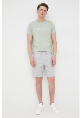 Boss Къси панталони Athleisure в меланж на сиво - Pepit.bg