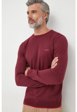 Boss Памучен пуловер Athleisure - Pepit.bg