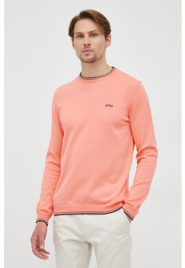 Boss Памучен пуловер Athleisure - Pepit.bg