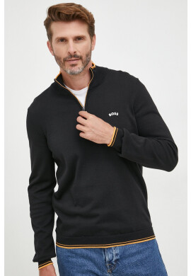 Boss Памучен пуловер Athleisure - Pepit.bg