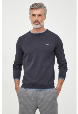 Boss Памучен пуловер Athleisure - Pepit.bg