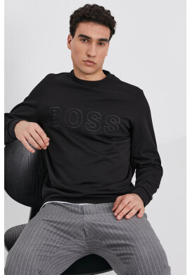 Boss Памучен суичър - Pepit.bg