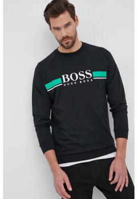 Boss Памучен суичър - Pepit.bg