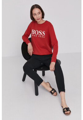 Boss Памучен суичър - Pepit.bg
