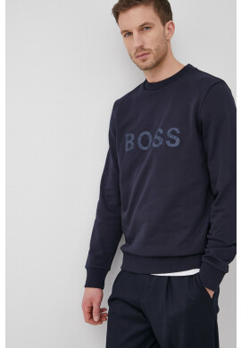 Boss Памучен суичър - Pepit.bg