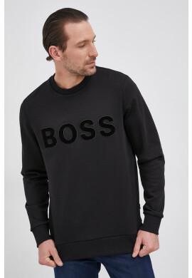 Boss Памучен суичър - Pepit.bg