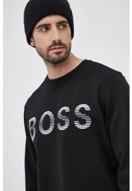 Boss Памучен суичър - Pepit.bg