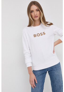 Boss Памучен суичър - Pepit.bg