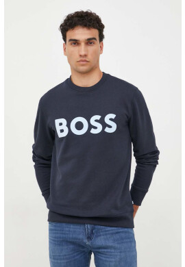 Boss Памучен суичър - Pepit.bg