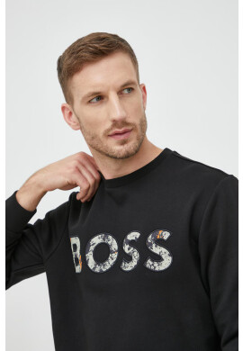 Boss Памучен суичър - Pepit.bg