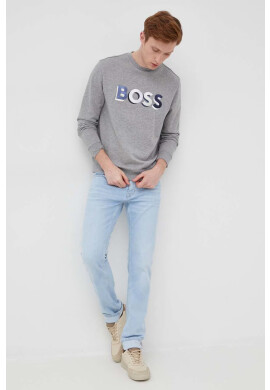 Boss Памучен суичър Casual - Pepit.bg
